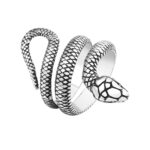 Gold Snake-Shaped Glans Ring for Enhanced Pleasure