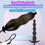 Super Long Inflatable BDSM Butt Plug for Enhanced Stimulation