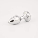 Illuminated Metal Anal Plug with LED Lighting for Enhanced Pleasure