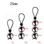 Adjustable Metal Beads Ball Stretcher for Enhanced Pleasure
