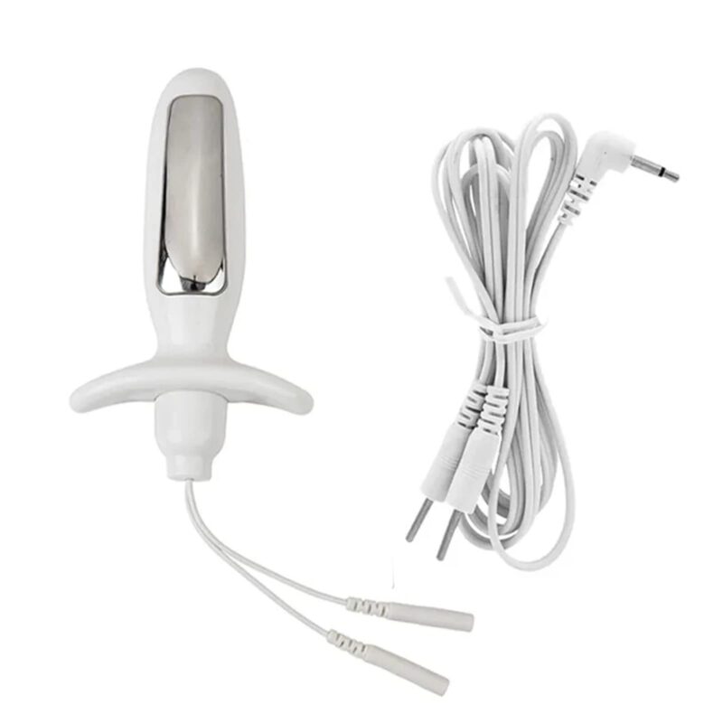 Electric Shock Metal Anal Plug for BDSM G-Spot & Prostate Teasing