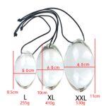 Glass Anal Ball with Portable Rope for Enhanced Pleasure