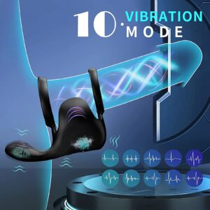 Ring Vibrator with 10 Modes for Enhanced Pleasure