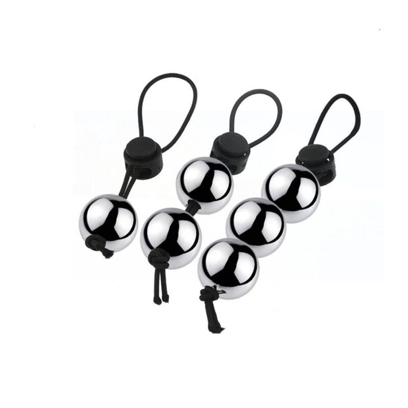 Adjustable Metal Beads Ball Stretcher for Enhanced Pleasure Adjustable Metal Beads Ball Stretcher for Enhanced Pleasure