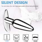 Metal Butt Plug with 10 Vibration Modes for Enhanced Stimulation