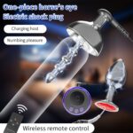 Electric Urethra Plug with Metal Beads Set for Enhanced Stimulation