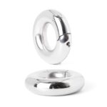 Heavy Duty Testicle Ring - 420g Stainless Steel for Enhanced Pleasure