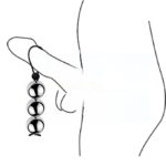 Adjustable Metal Beads Ball Stretcher for Enhanced Pleasure