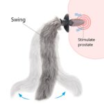 12 Frequency Vibrator Plug with Fox Tail for Enhanced Pleasure