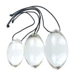 Glass Anal Ball with Portable Rope for Enhanced Pleasure