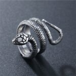 Gold Snake-Shaped Glans Ring for Enhanced Pleasure