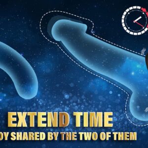 kinksterhub Black APP-controlled vibrating cock ring for penis and testicle stimulation.