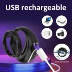 kinksterhub A flexible vibrating cock ring with two distinct motor areas.