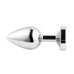Illuminated Metal Anal Plug with LED Lighting for Enhanced Pleasure