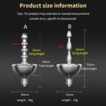 Electric Urethra Plug with Metal Beads Set for Enhanced Stimulation