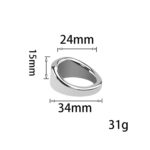Stainless Steel Metal Glans Ring for Enhanced Pleasure and Erection