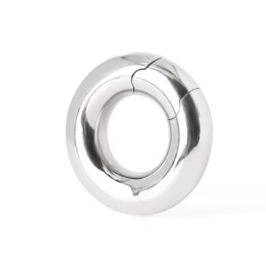 Heavy Duty Testicle Ring - 420g Stainless Steel for Enhanced Pleasure