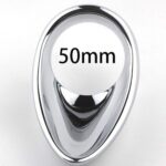 kinksterhub Unique shaped aluminum cock ring set in three sizes.