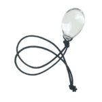 Glass Anal Ball with Portable Rope for Enhanced Pleasure