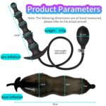 Super Long Inflatable BDSM Butt Plug for Enhanced Stimulation