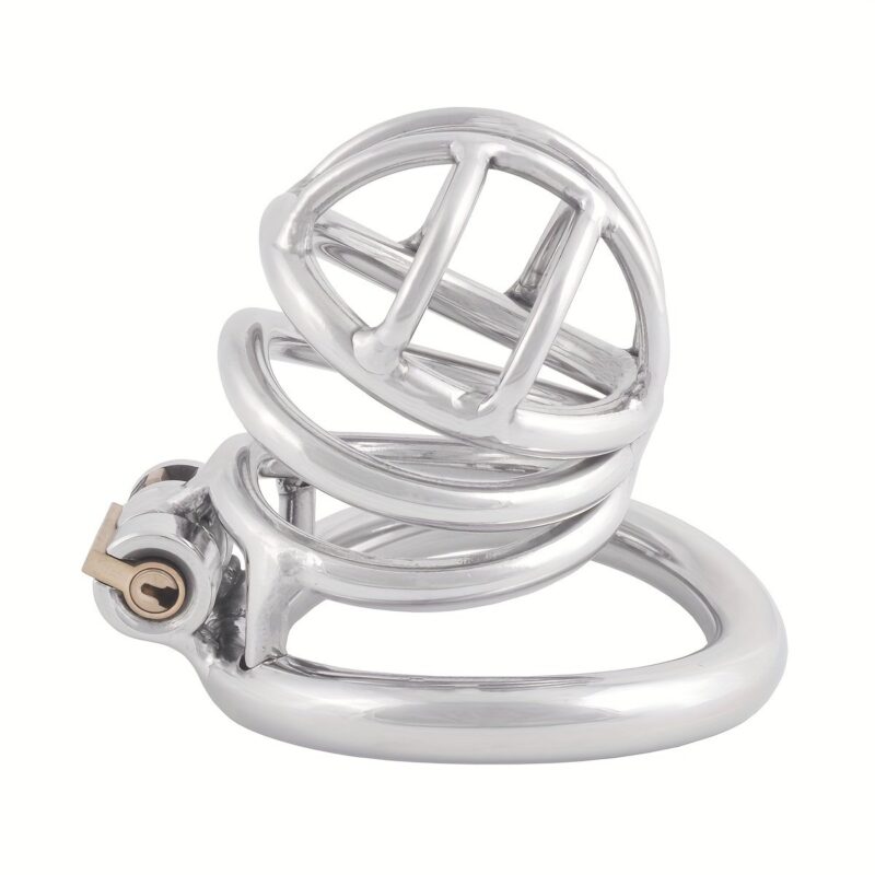 Stainless Steel Small Chastity Device For Men
