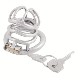 metal steel chastity cage medical-grade stainless small exercise accessory kit view