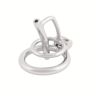 Chastity Cage with Urethral Tube