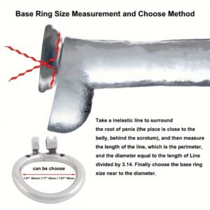 metal steel chastity cage medical-grade stainless small exercise detail close-up
