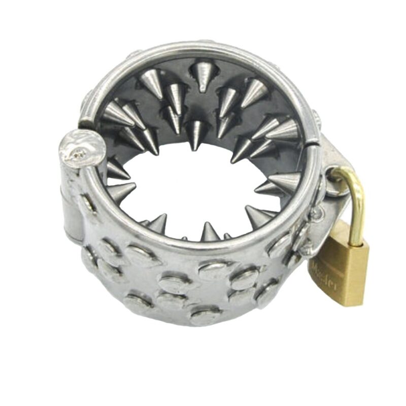 4 Rows Ring Male Chastity Lock
