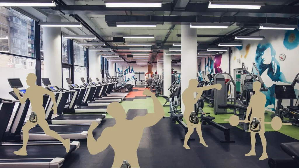 kinksterhub Work Out with chastity cage