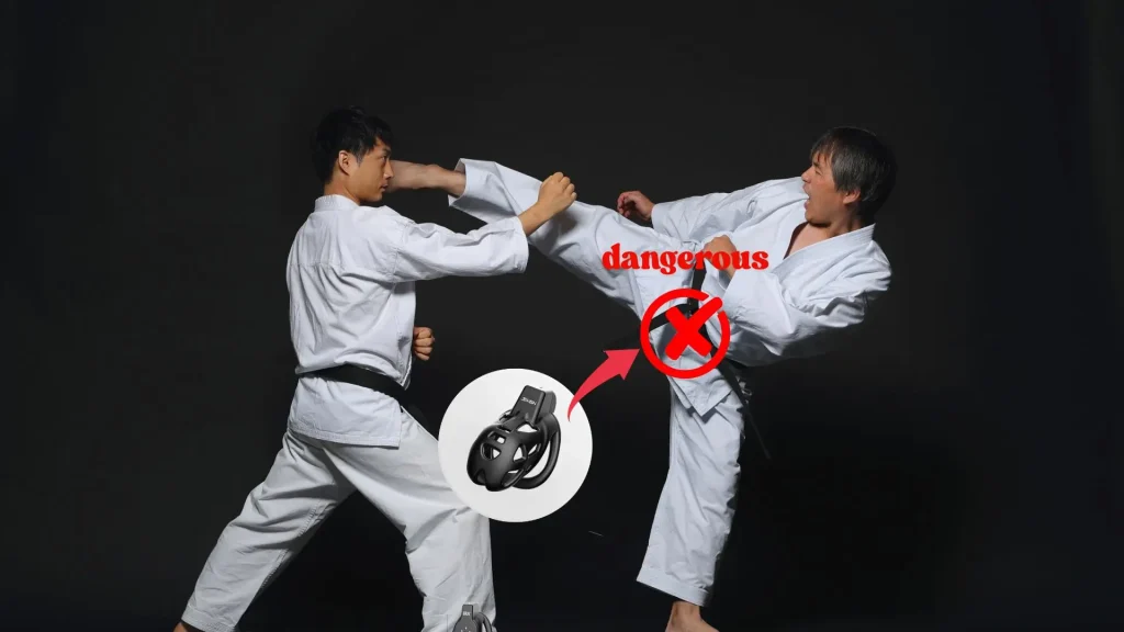 kinksterhub fight with chastity cage