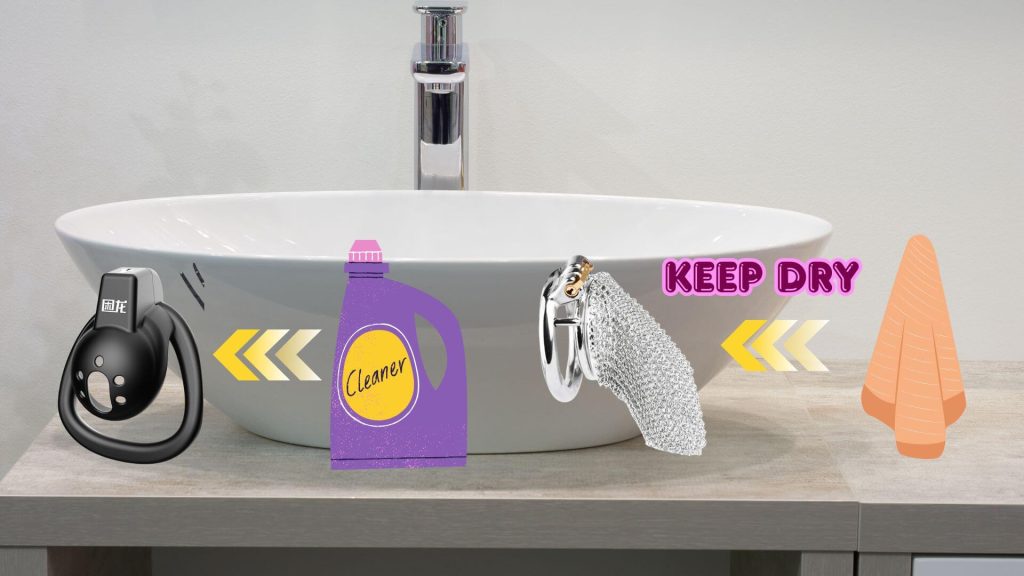 Care and cleaning of different types of chastity cages kinksterhub