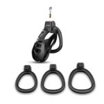 All part of kinksterhub Lightweight Smooth Black Chastity Devices