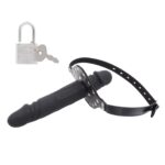 Whole parts of Dildo Head Double Gag with Lock