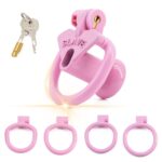 All accessories display Pink Negative Chastity Cage