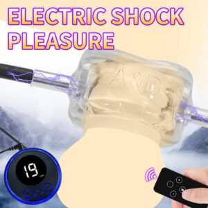kinksterhub A soft TPE electric shock penis ring and hodensack ring set with wires and a controller.