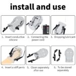 Rechargeable Electric Shock Penis Trainer `s install and use