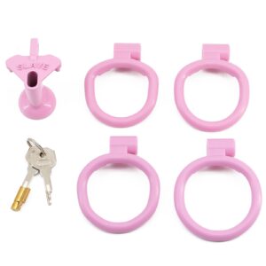 All accessories display Pink Negative Chastity Cage