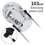 Extra long power cord of header of Rechargeable Electric Shock Penis Trainer