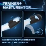 kinksterhub A wrap-around penis trainer vibrator with adjustable straps.