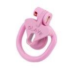 Positive bevel display Pink Negative Chastity Cage