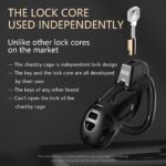 kinksterhub Lightweight Smooth Black Chastity Devices