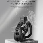 Lightweight 3D resin chastity cage set XS breathable display