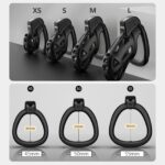 kinksterhub Lightweight Smooth Black Chastity Devices