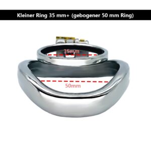 Stainless Steel Open Style Cock Inner Ring Size