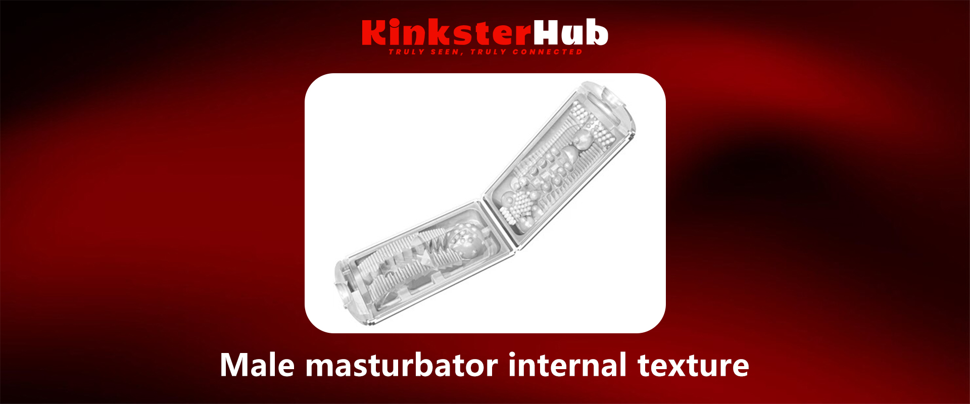 Electric masturbator with internal texture exposed