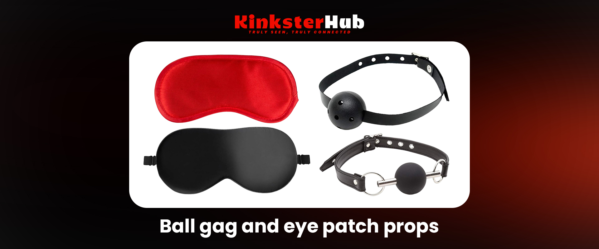 ball gag and blindfold set