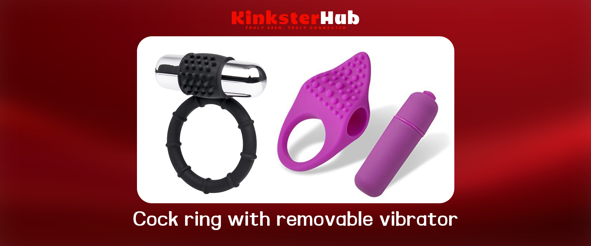 Rechargeable vibrating ring with bullet insert