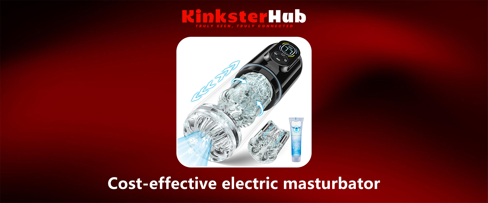 Entry-level sleeve with lube and storage case