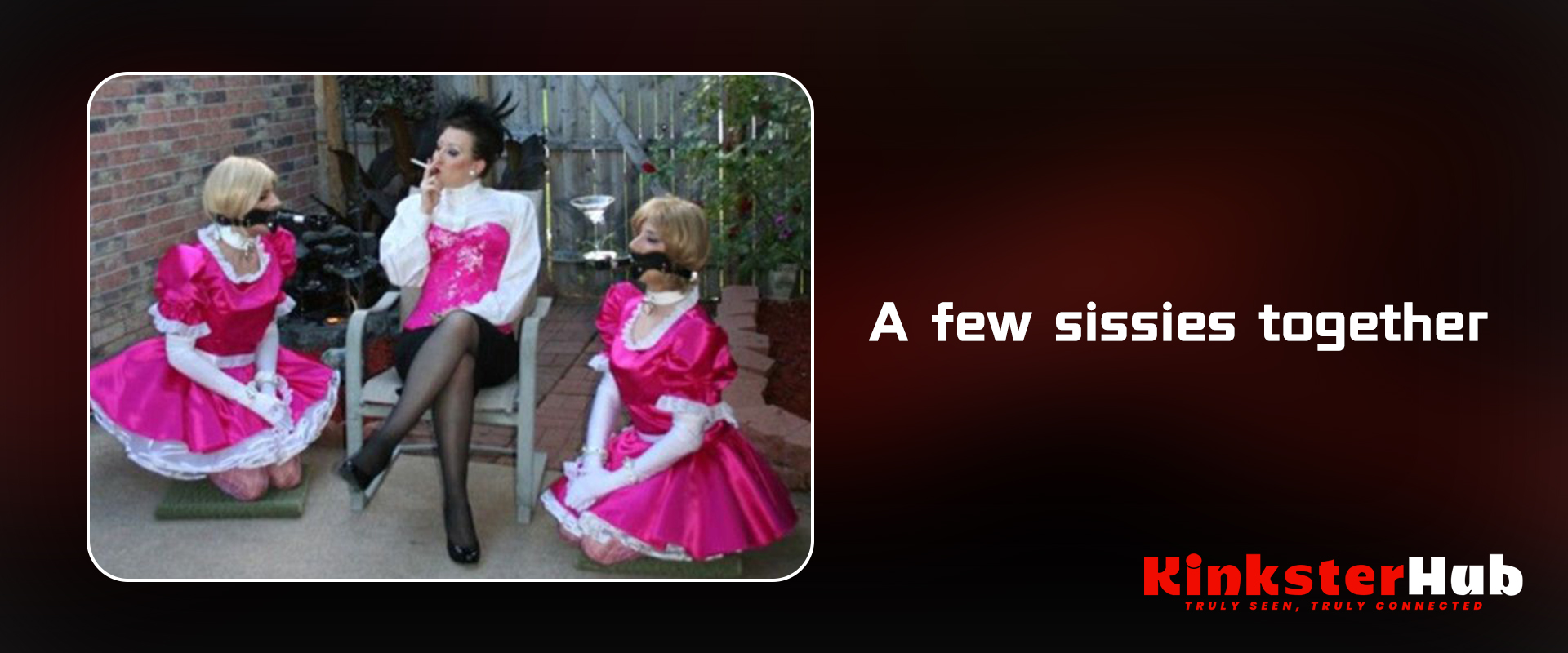 Side-by-side photo of 3 sissy cage models